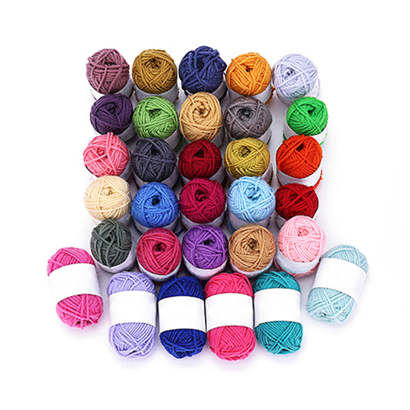 Skee Ball Arcade - 12-20 bola/LOT benang akrilik Skeins (10gram/bola)