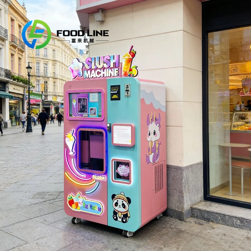 Slushie Machine Vending - Mesin Penjual Slushie Cepat Cair Manual