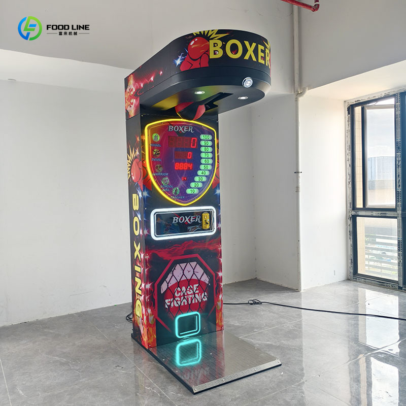 Boxing Machine Arcade - Mesin Permainan Tinju Elektronik Kustom, Dioperasikan