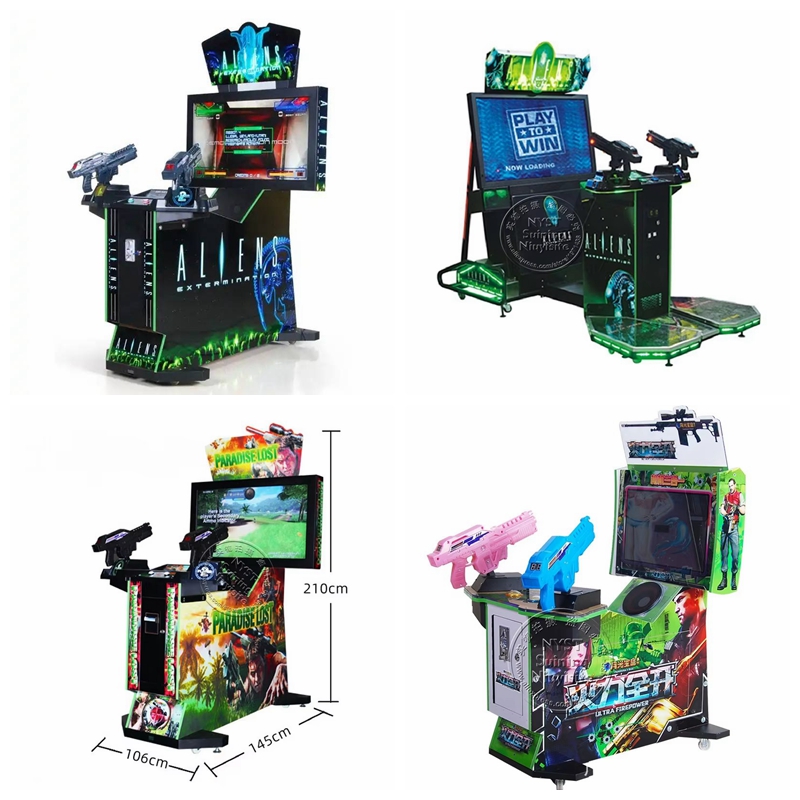 Gun Shooting Arcade - Mesin Tembak Alien di Ruang Permainan,