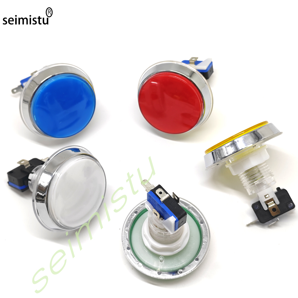 Tombol LED Arcade Datar 60mm C - Arcade And Vending ulasan dan harga