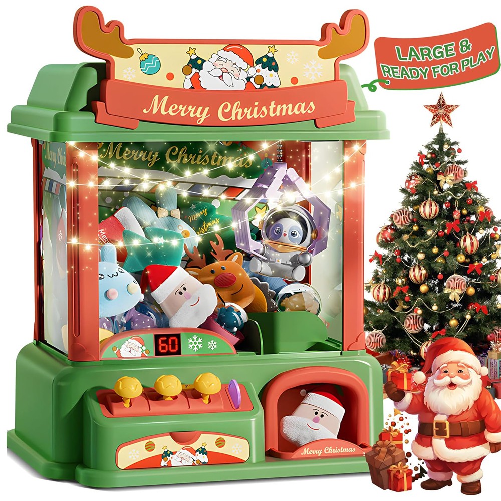 Mesin cakar Natal untuk anak-a - Arcade Toy Vending Machine ulasan dan harga