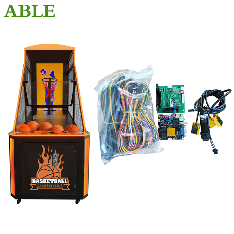 Set Simulator Bola Basket Mene - Gun Shooting Arcade ulasan dan harga