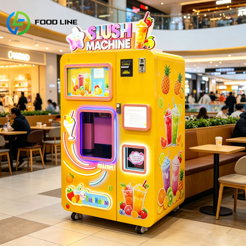 Mesin Penjual Slushy Pintar Pe - Slushie Machine Vending ulasan dan harga