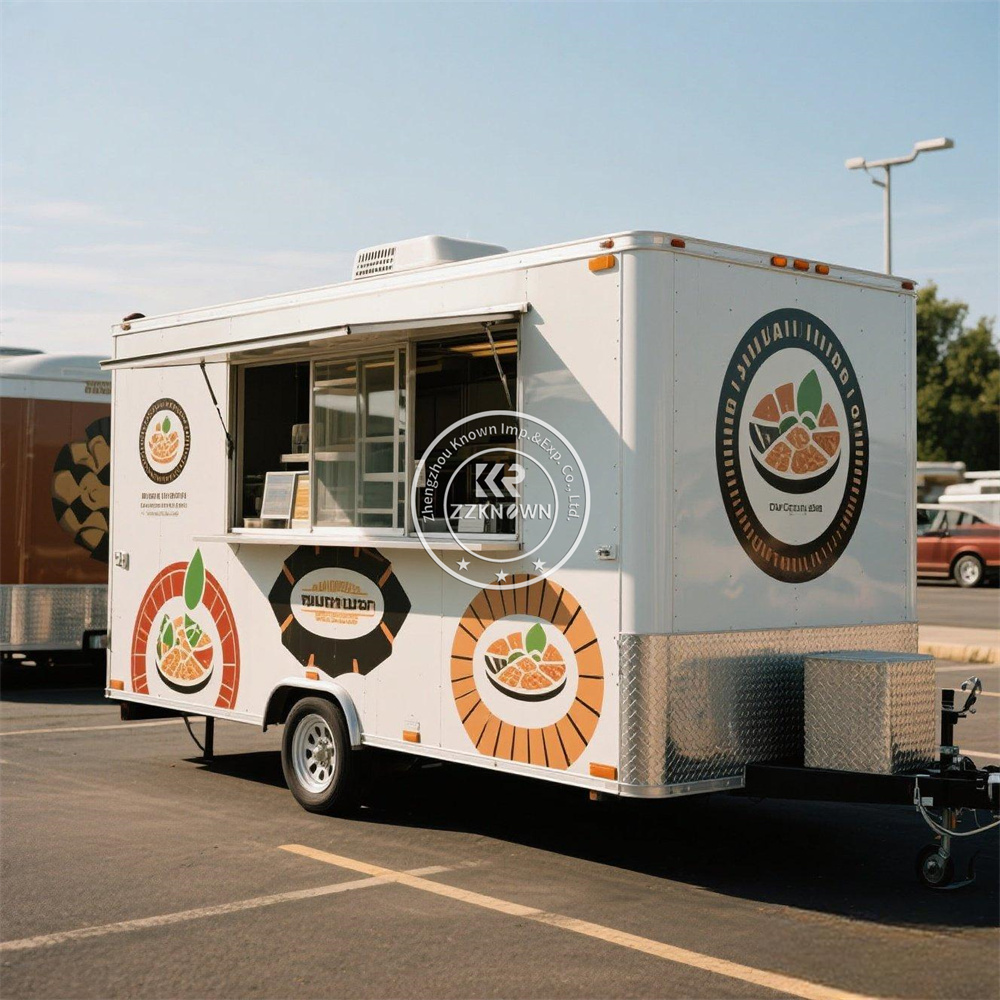 Trailer Truk Makanan Seluler K - Hot Dog Vending Cart ulasan dan harga