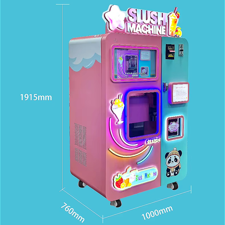 Mesin Penjual Es Serut Otomati - Slushie Machine Vending ulasan dan harga