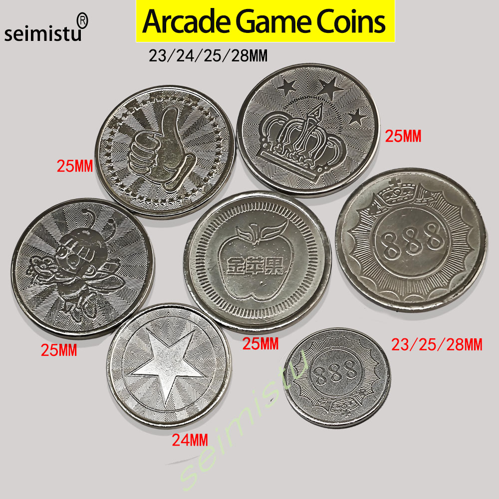 100 Buah Koin Arcade Desain Ma - Arcade Toy Vending Machine ulasan dan harga