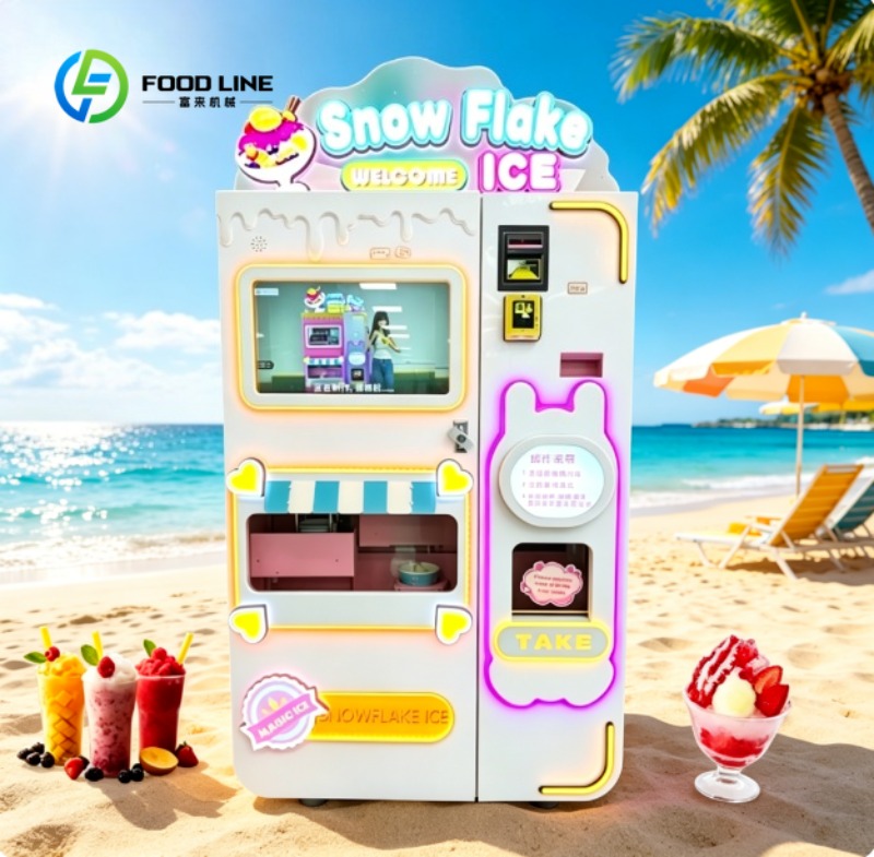 Mesin Penjual Smoothie Otomati - Slushie Machine Vending ulasan dan harga